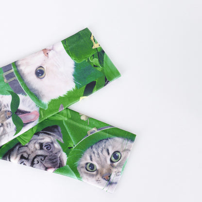 Cute Pet 3D Digital Printed Dinner Party Bottoms