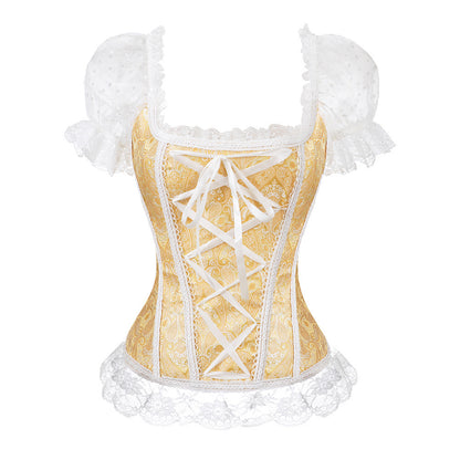 Fashion Lace Lace Sexy One Shoulder Ladies Corset