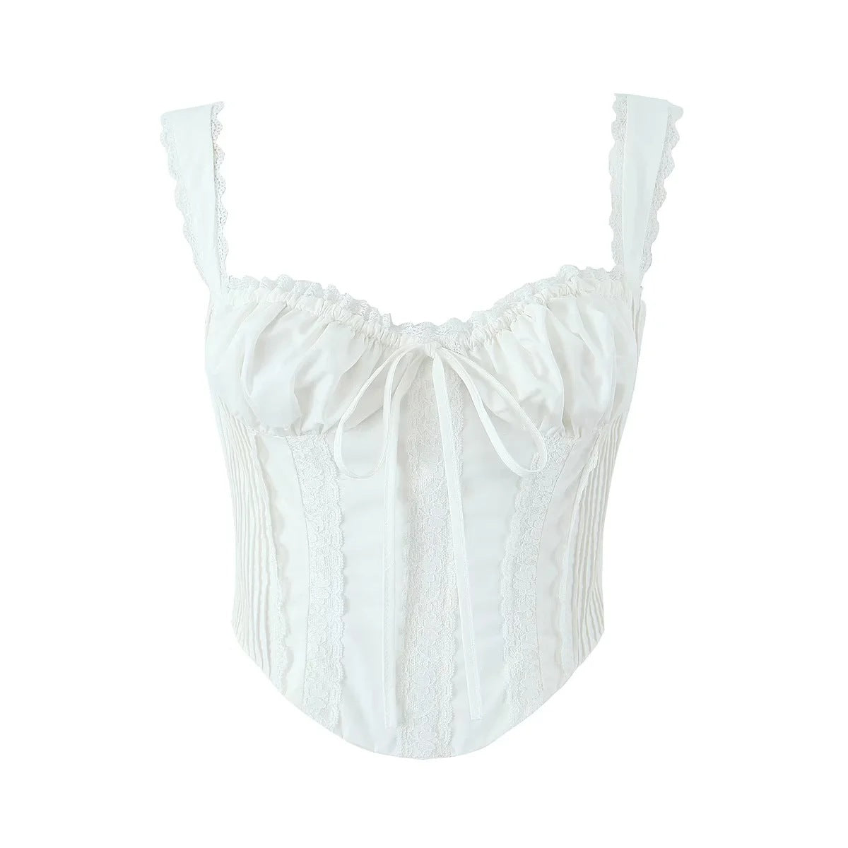 French Sexy Lace Trim Small Sling Vest