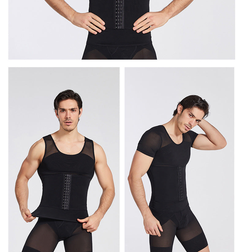 Men's Adjustable Belly Contraction Body Shaper