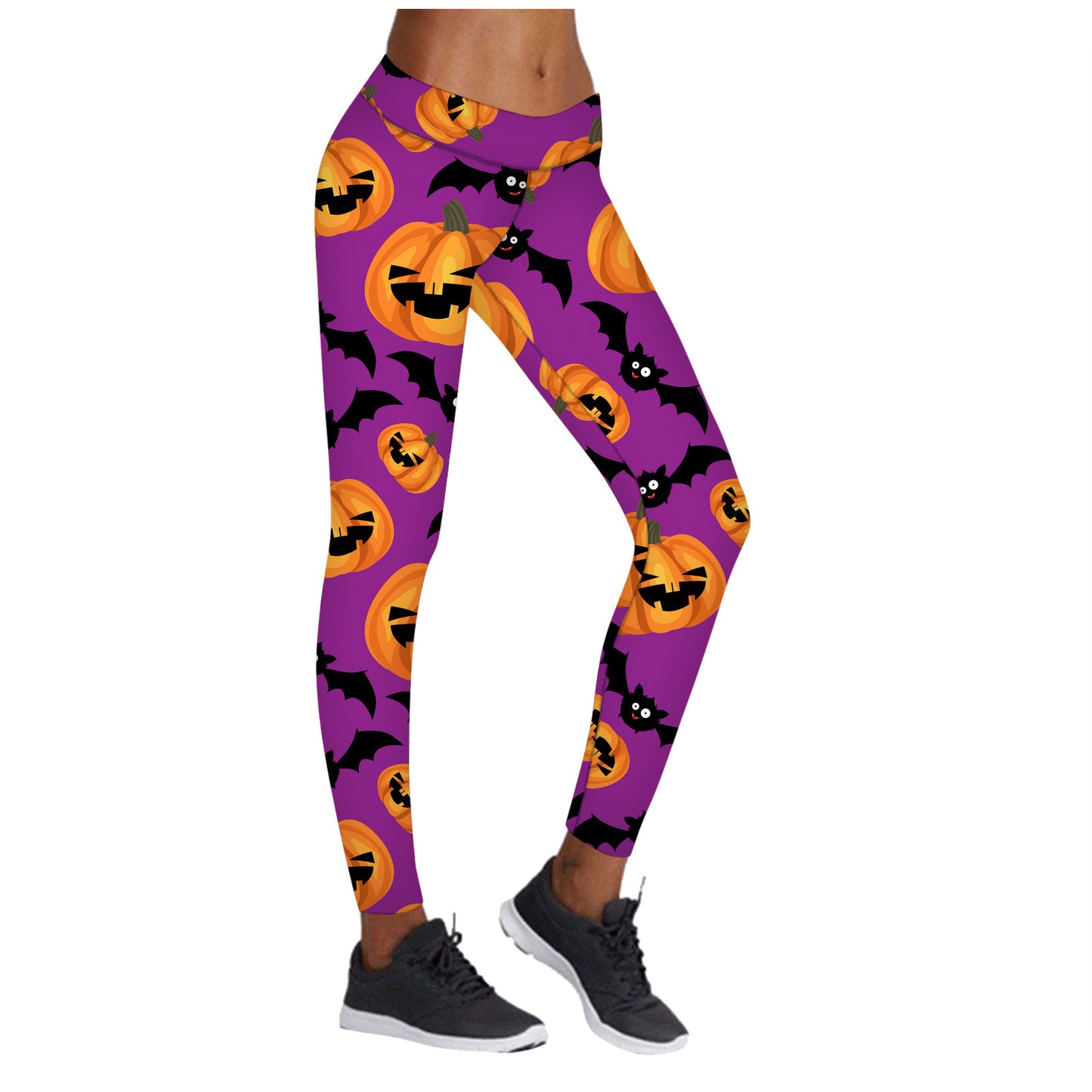 Printed Leggings Halloween Sports Yoga Pants High Stretch Pencil Pants