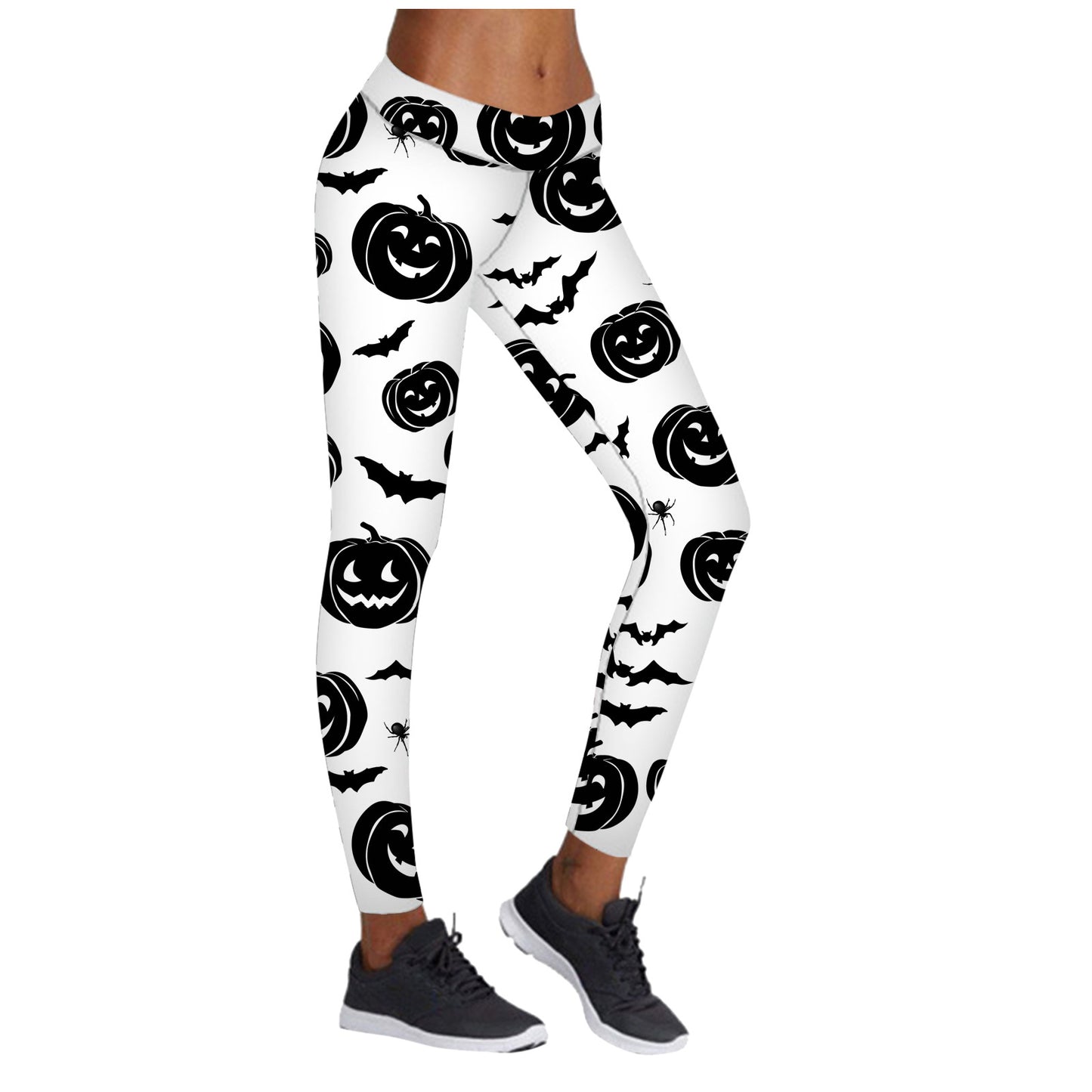 Printed Leggings Halloween Sports Yoga Pants High Stretch Pencil Pants