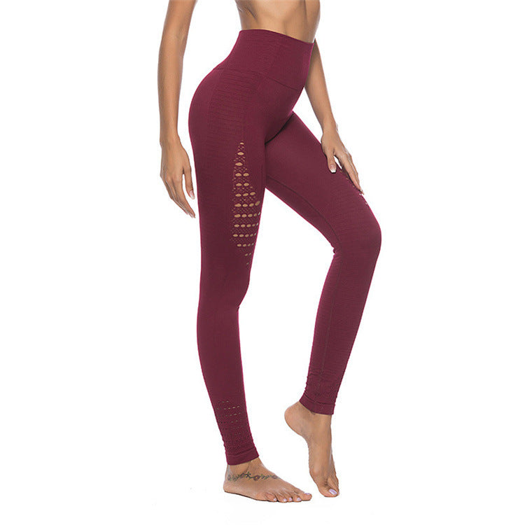 Spring New Elastic High Waist Seamless Leggings Yoga Pants Women