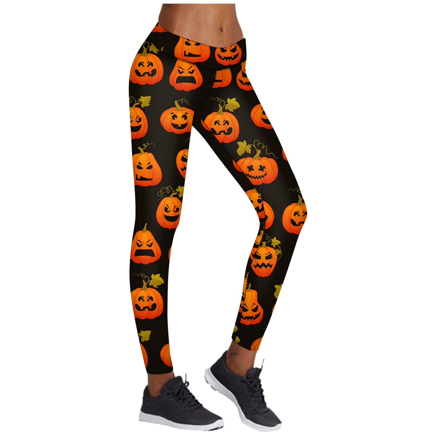 Printed Leggings Halloween Sports Yoga Pants High Stretch Pencil Pants