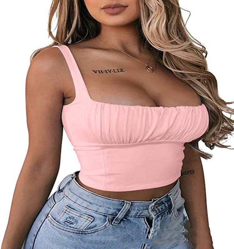 Women's Sexy Backless Camisole Top High Waist Tight-fitting Camisole