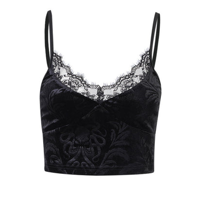 Gothic Ladies Fashion Lace Camisole Tank Top