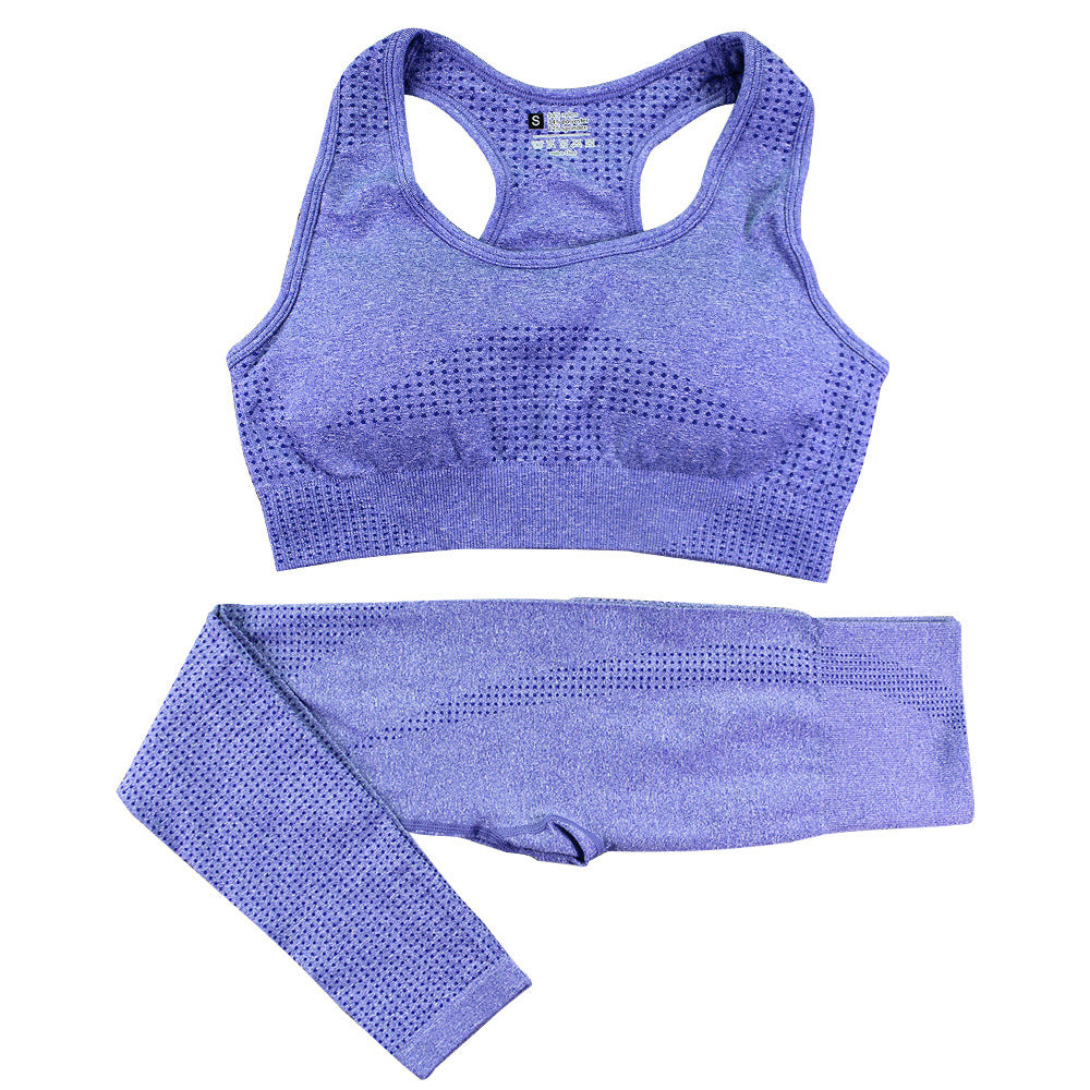 Seamless Yoga Set Women Tracksuit High Waist