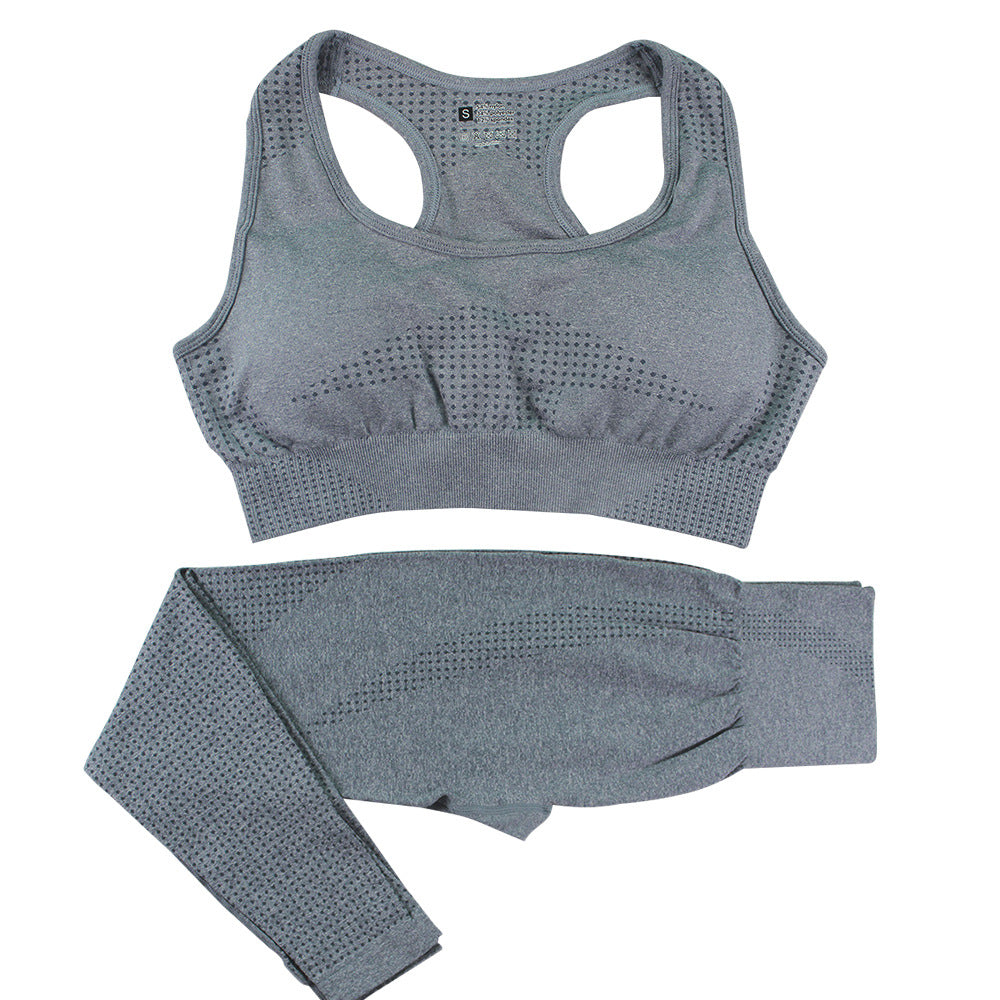 Seamless Yoga Set Women Tracksuit High Waist