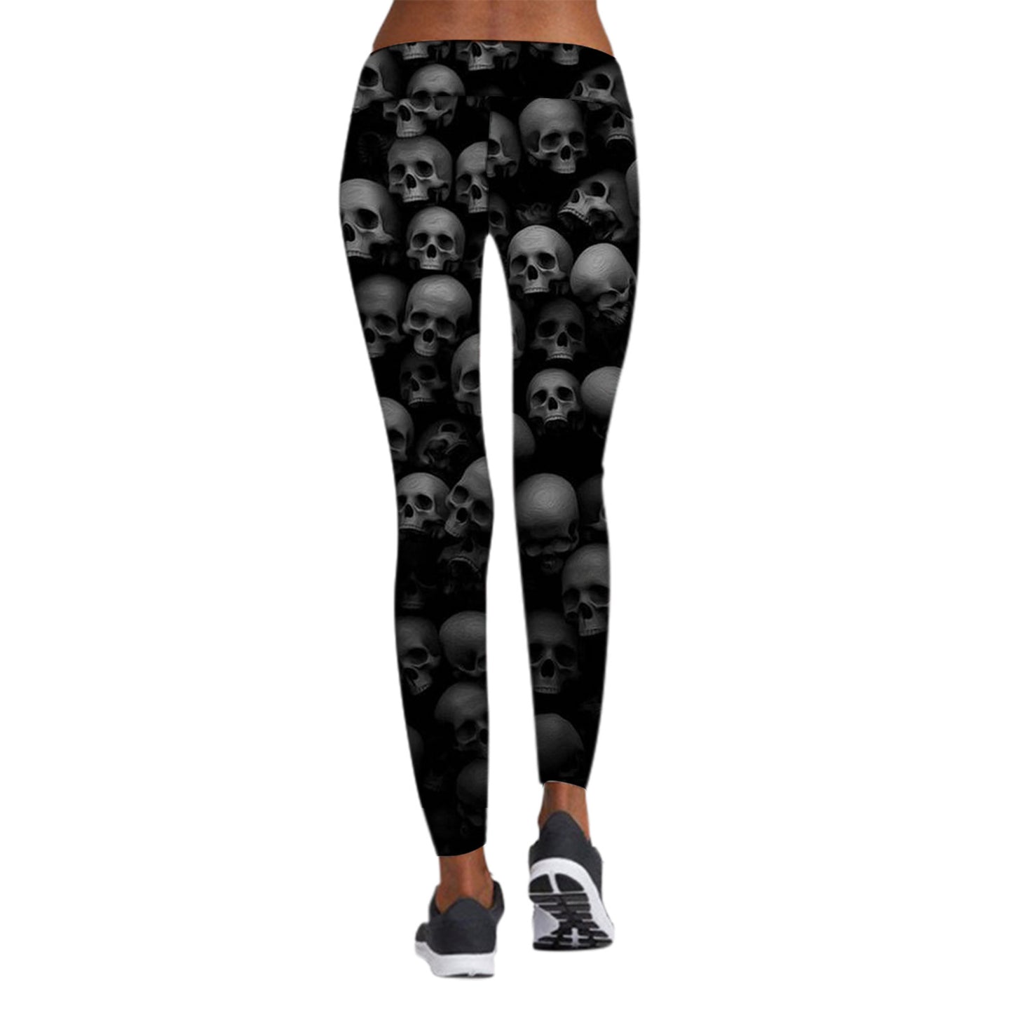 Printed Leggings Halloween Sports Yoga Pants High Stretch Pencil Pants