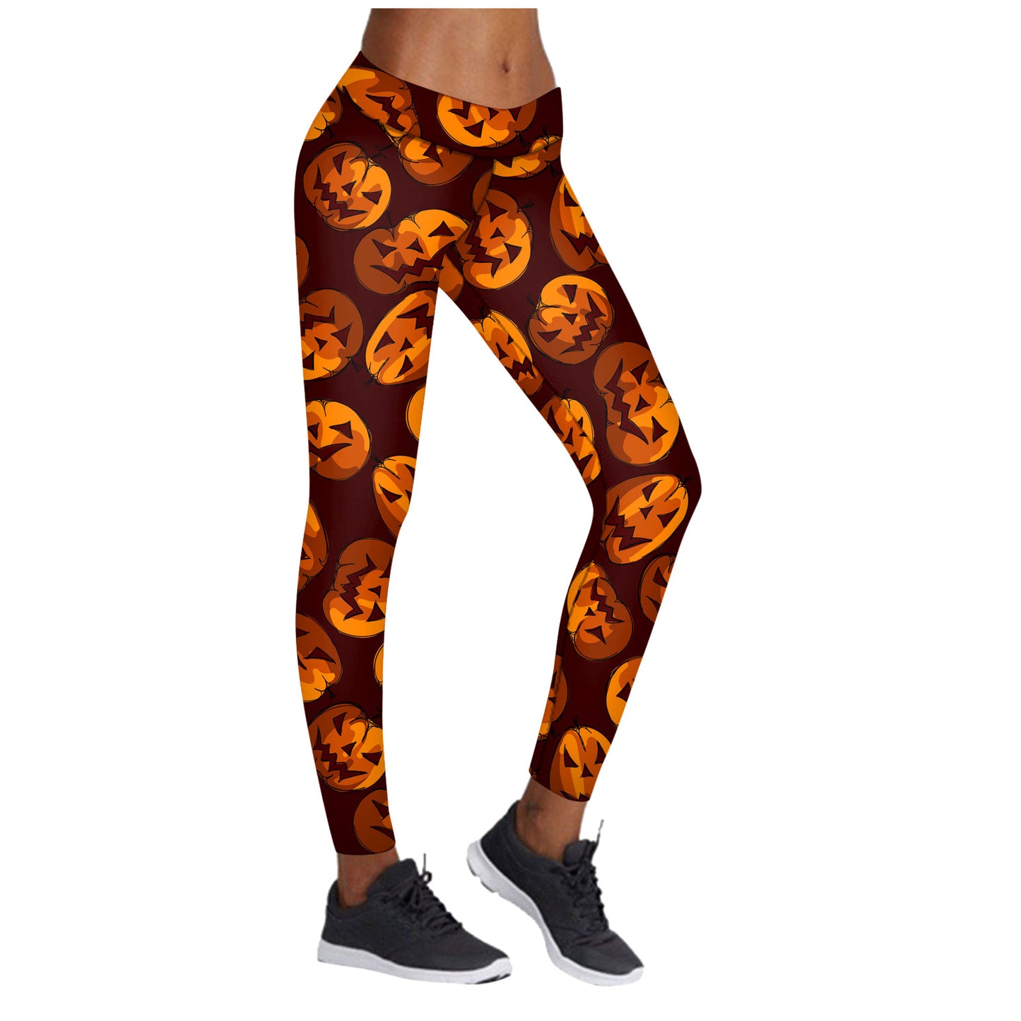 Printed Leggings Halloween Sports Yoga Pants High Stretch Pencil Pants